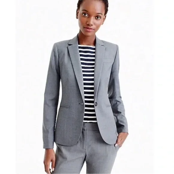 J. Crew Campbell Blazer In Super 120s Wool - Picture 1 of 6